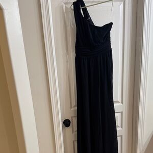 Lulu's Chic Black One-Shoulder Dress